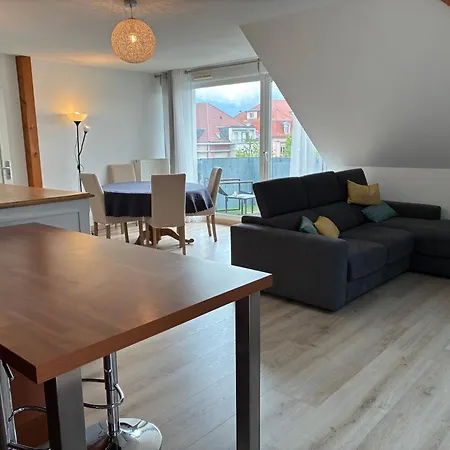 아파트 Parking- F3 65m2 - 10 Min A Pied Du Centre-ville - 4 Personnes 콜마